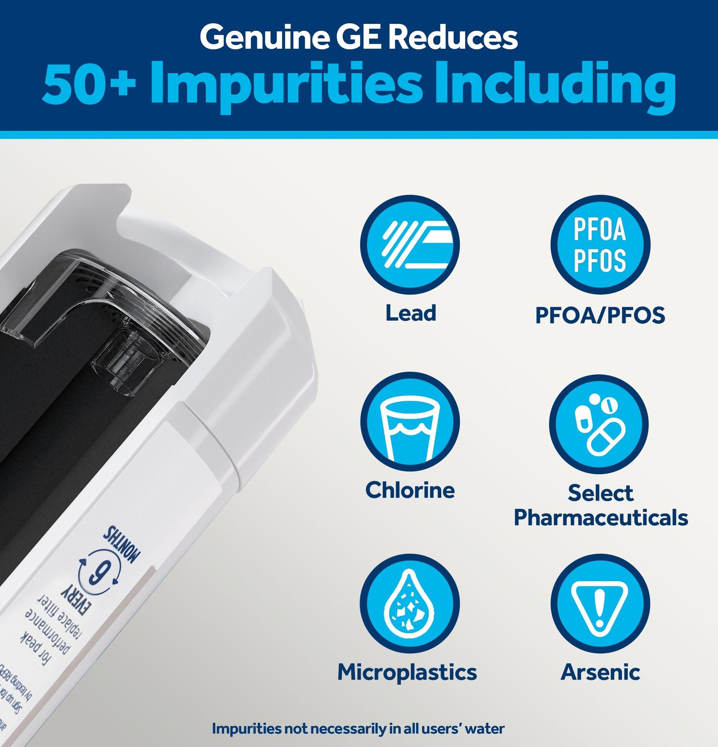 GE® XWFE™ REFRIGERATOR WATER FILTER
